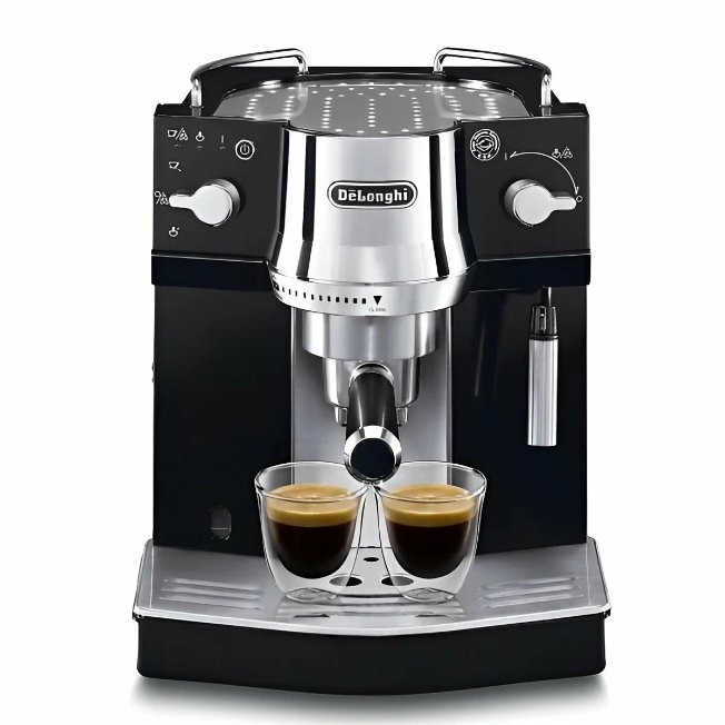 Рожковая кофеварка DeLonghi EC820. B с капучинатором Черная 15 Бар